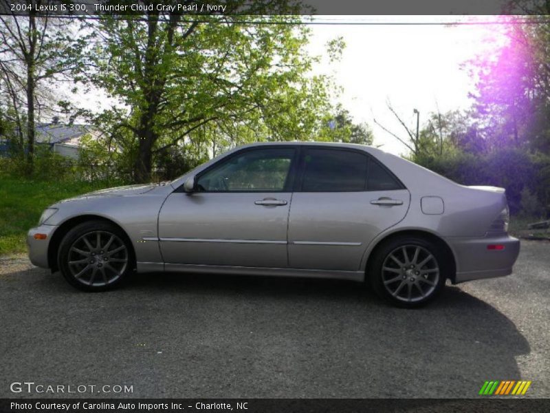 Thunder Cloud Gray Pearl / Ivory 2004 Lexus IS 300