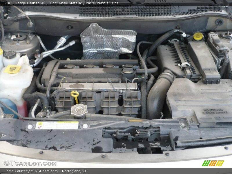 Light Khaki Metallic / Pastel Pebble Beige 2008 Dodge Caliber SXT