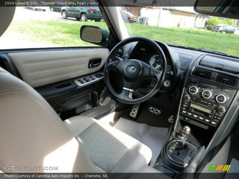Thunder Cloud Gray Pearl / Ivory 2004 Lexus IS 300