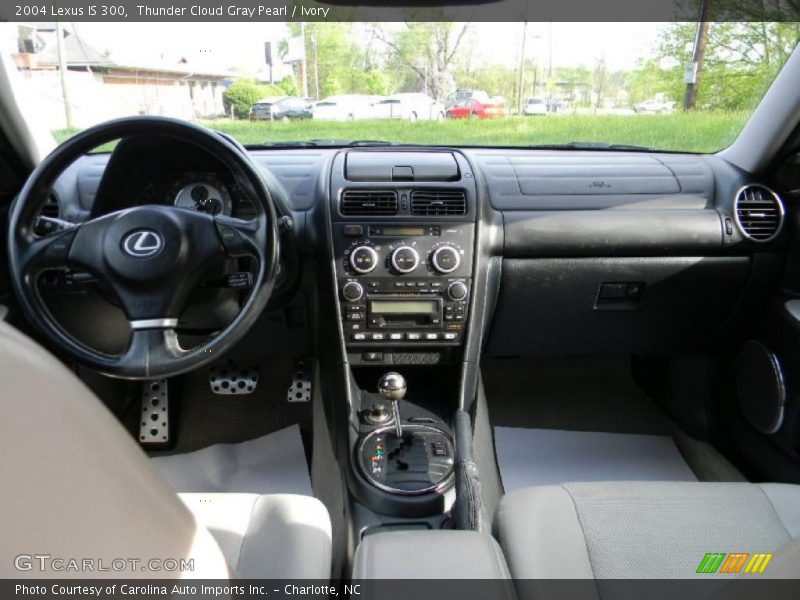 Thunder Cloud Gray Pearl / Ivory 2004 Lexus IS 300