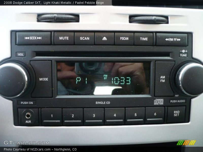 Light Khaki Metallic / Pastel Pebble Beige 2008 Dodge Caliber SXT