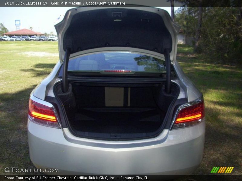 Gold Mist Metallic / Cocoa/Light Cashmere 2010 Buick LaCrosse CX