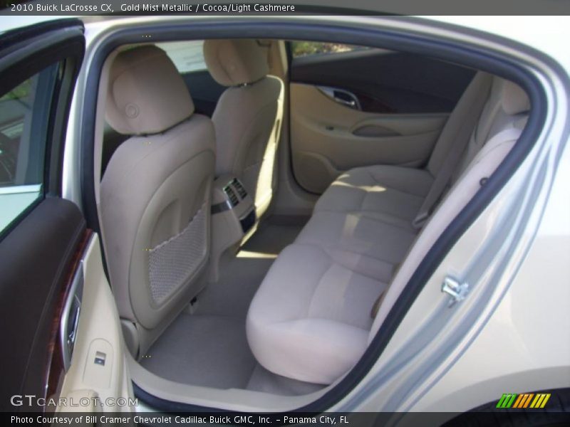 Gold Mist Metallic / Cocoa/Light Cashmere 2010 Buick LaCrosse CX