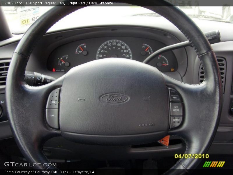 Bright Red / Dark Graphite 2002 Ford F150 Sport Regular Cab