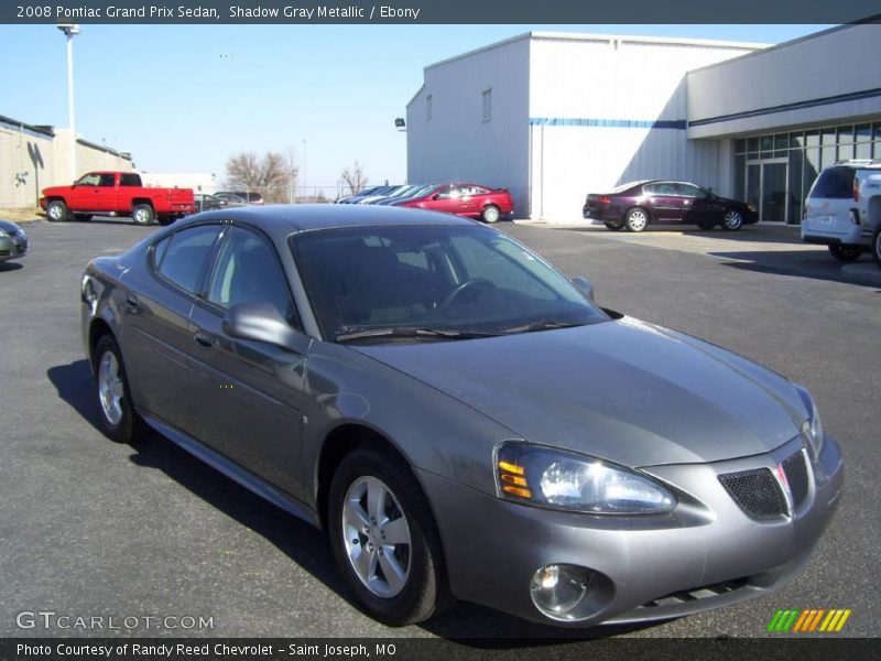 Shadow Gray Metallic / Ebony 2008 Pontiac Grand Prix Sedan