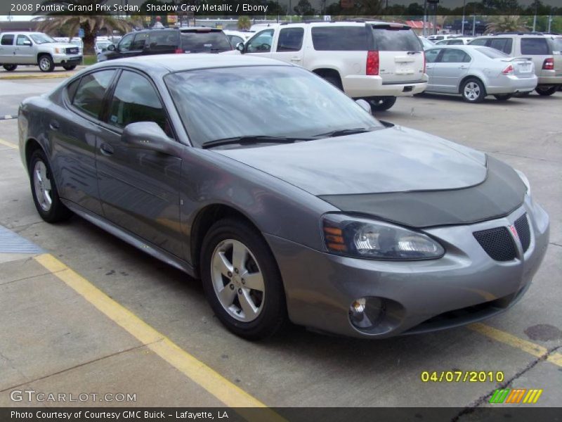 Shadow Gray Metallic / Ebony 2008 Pontiac Grand Prix Sedan