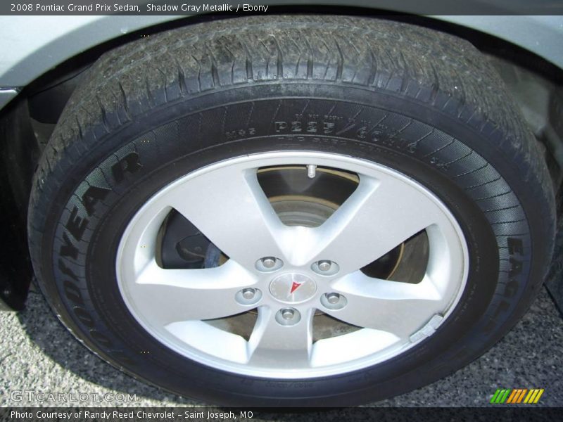 Shadow Gray Metallic / Ebony 2008 Pontiac Grand Prix Sedan
