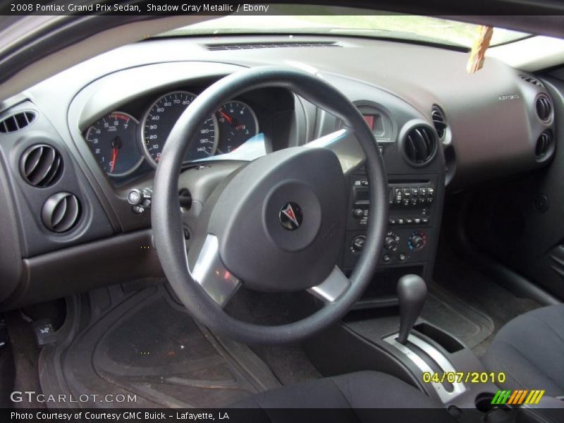 Shadow Gray Metallic / Ebony 2008 Pontiac Grand Prix Sedan