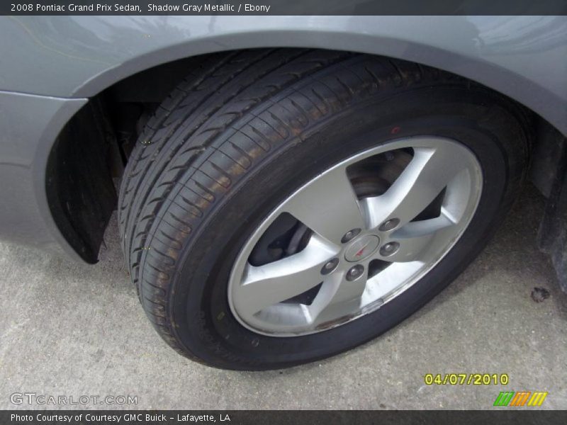 Shadow Gray Metallic / Ebony 2008 Pontiac Grand Prix Sedan