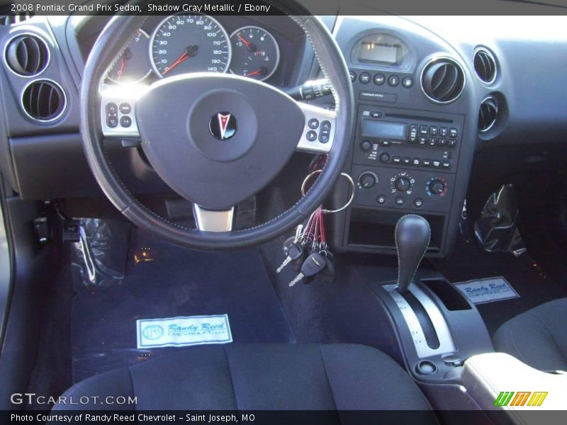 Shadow Gray Metallic / Ebony 2008 Pontiac Grand Prix Sedan