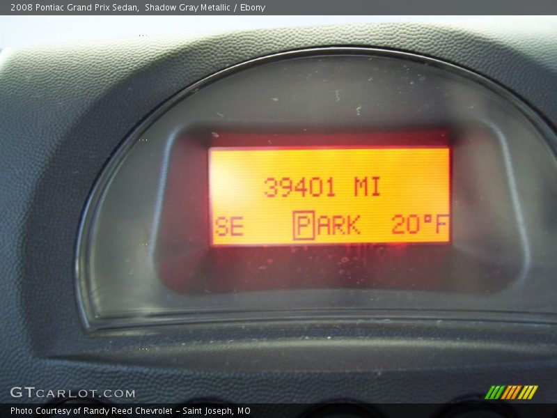 Shadow Gray Metallic / Ebony 2008 Pontiac Grand Prix Sedan