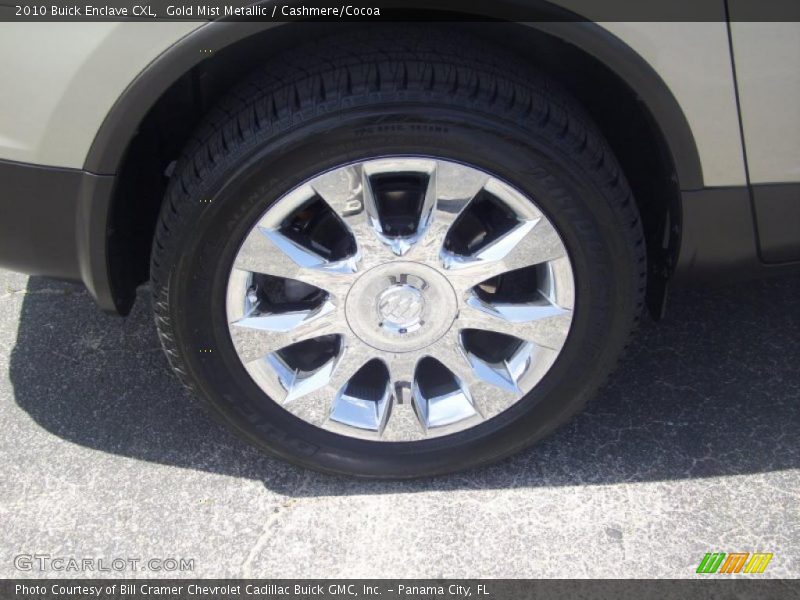 Gold Mist Metallic / Cashmere/Cocoa 2010 Buick Enclave CXL