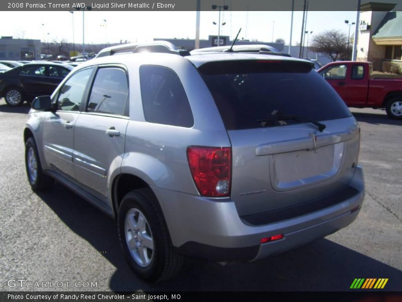 Liquid Silver Metallic / Ebony 2008 Pontiac Torrent AWD