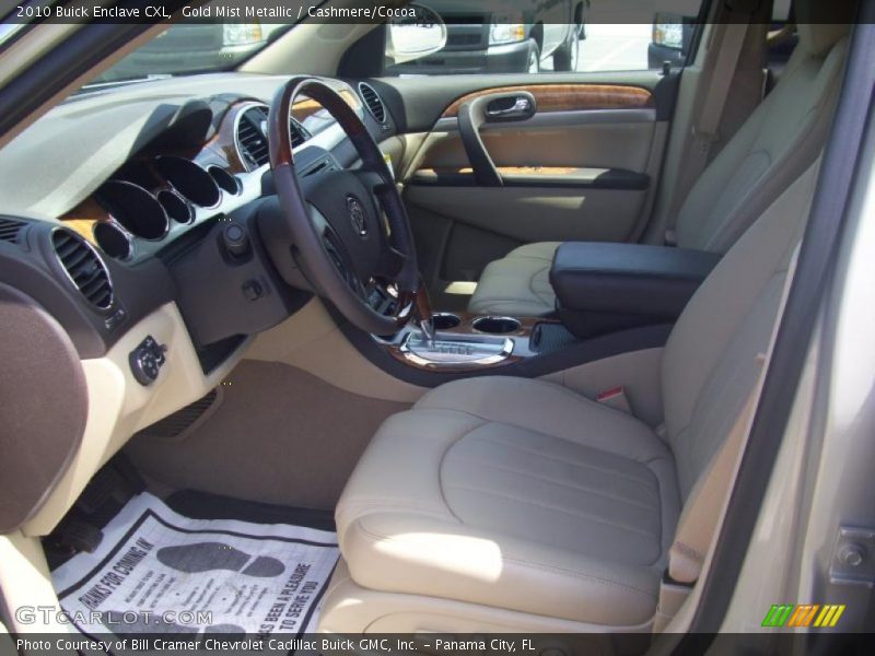 Gold Mist Metallic / Cashmere/Cocoa 2010 Buick Enclave CXL