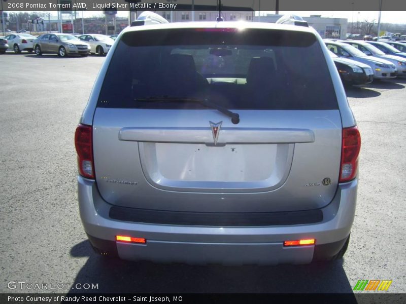 Liquid Silver Metallic / Ebony 2008 Pontiac Torrent AWD