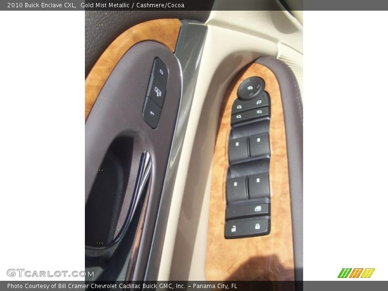 Gold Mist Metallic / Cashmere/Cocoa 2010 Buick Enclave CXL