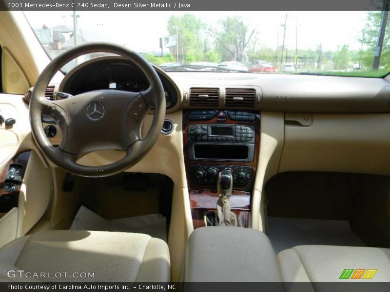 Desert Silver Metallic / Java 2003 Mercedes-Benz C 240 Sedan