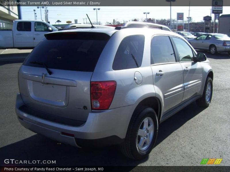 Liquid Silver Metallic / Ebony 2008 Pontiac Torrent AWD
