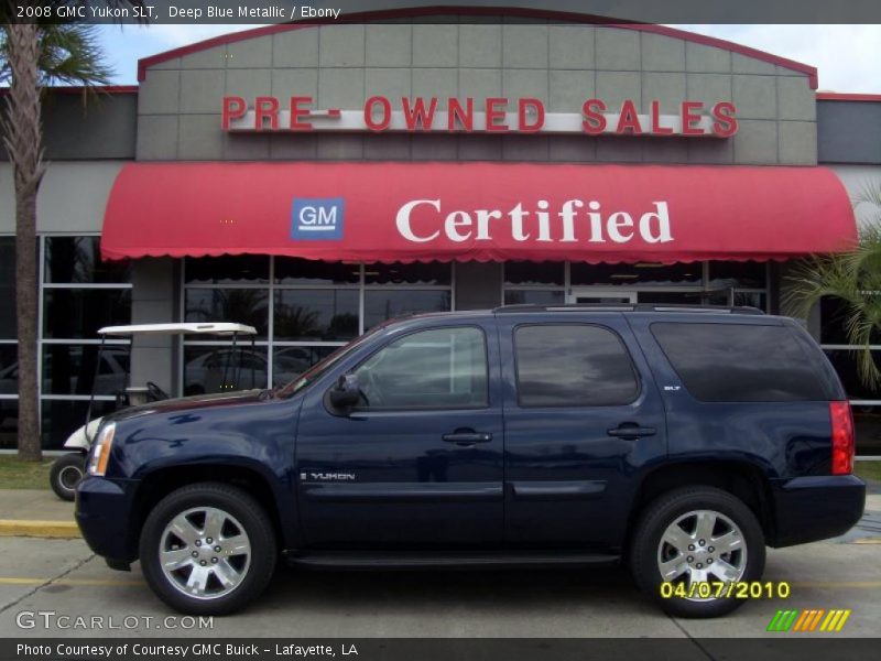 Deep Blue Metallic / Ebony 2008 GMC Yukon SLT