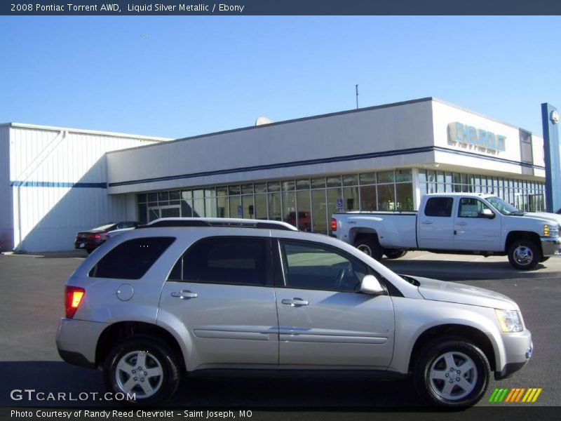 Liquid Silver Metallic / Ebony 2008 Pontiac Torrent AWD