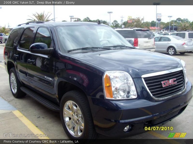 Deep Blue Metallic / Ebony 2008 GMC Yukon SLT