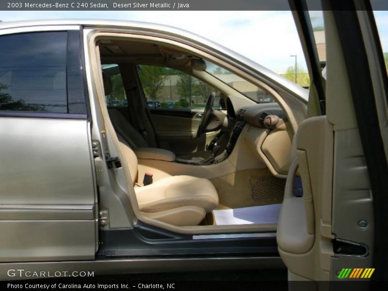 Desert Silver Metallic / Java 2003 Mercedes-Benz C 240 Sedan