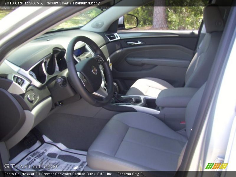 Radiant Silver / Titanium/Ebony 2010 Cadillac SRX V6