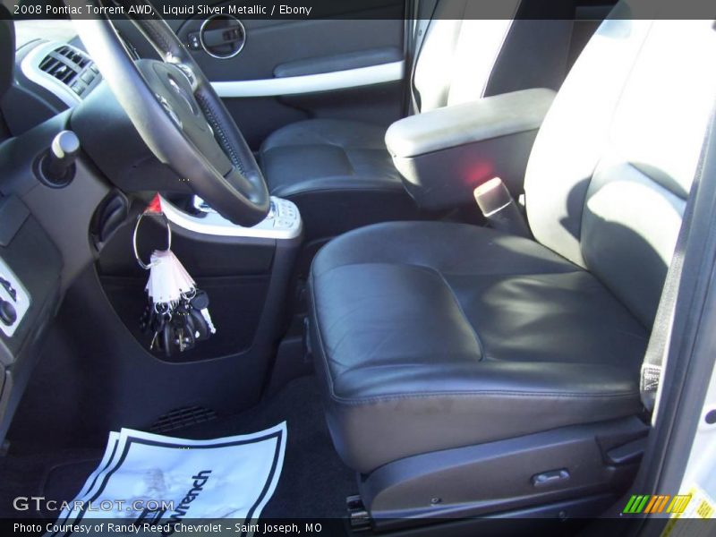 Liquid Silver Metallic / Ebony 2008 Pontiac Torrent AWD
