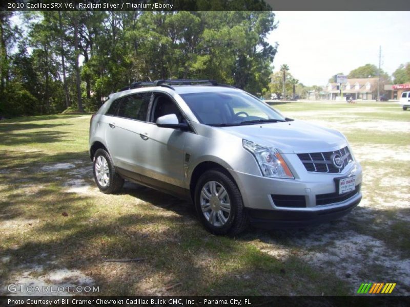 Radiant Silver / Titanium/Ebony 2010 Cadillac SRX V6