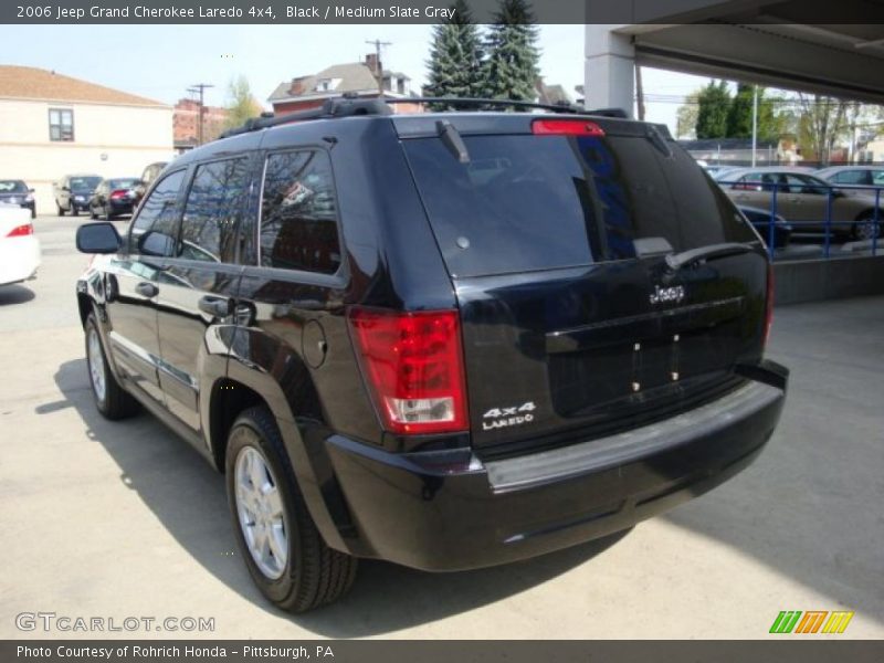 Black / Medium Slate Gray 2006 Jeep Grand Cherokee Laredo 4x4