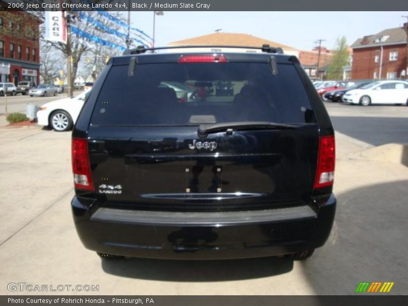 Black / Medium Slate Gray 2006 Jeep Grand Cherokee Laredo 4x4