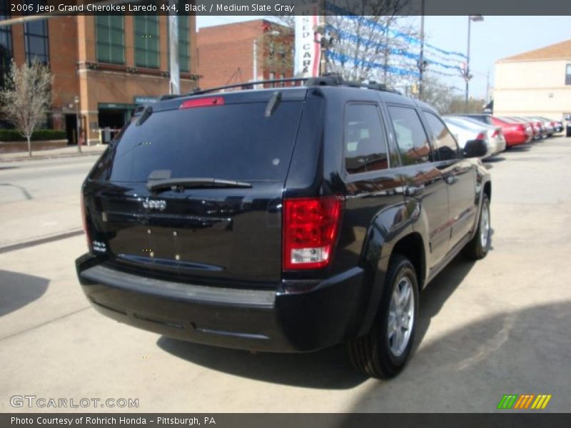 Black / Medium Slate Gray 2006 Jeep Grand Cherokee Laredo 4x4