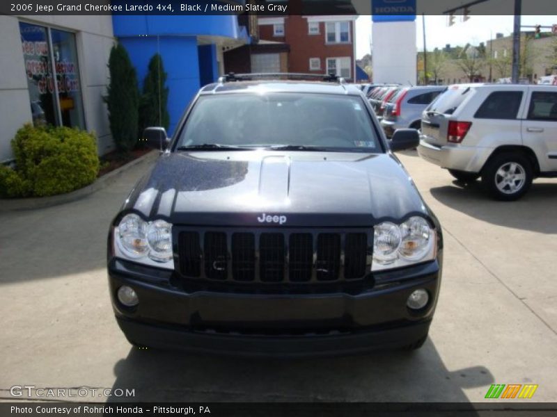 Black / Medium Slate Gray 2006 Jeep Grand Cherokee Laredo 4x4