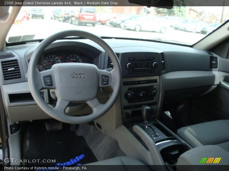 Black / Medium Slate Gray 2006 Jeep Grand Cherokee Laredo 4x4