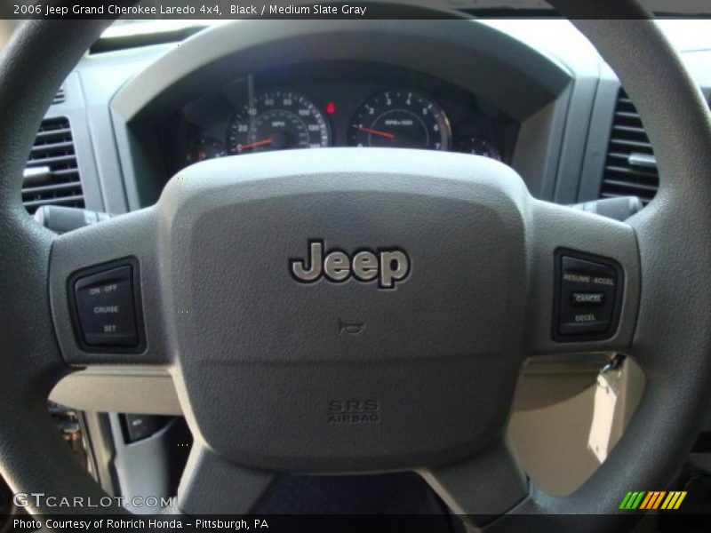 Black / Medium Slate Gray 2006 Jeep Grand Cherokee Laredo 4x4