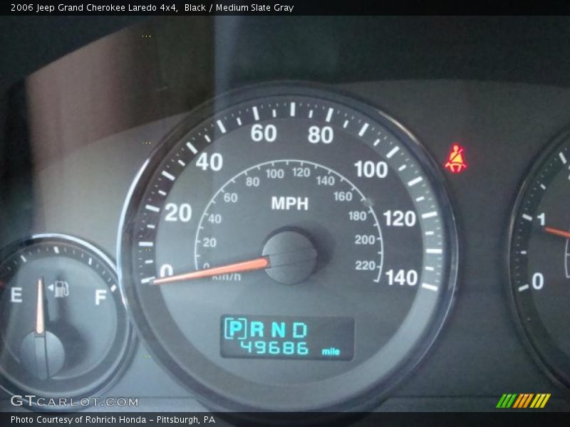 Black / Medium Slate Gray 2006 Jeep Grand Cherokee Laredo 4x4