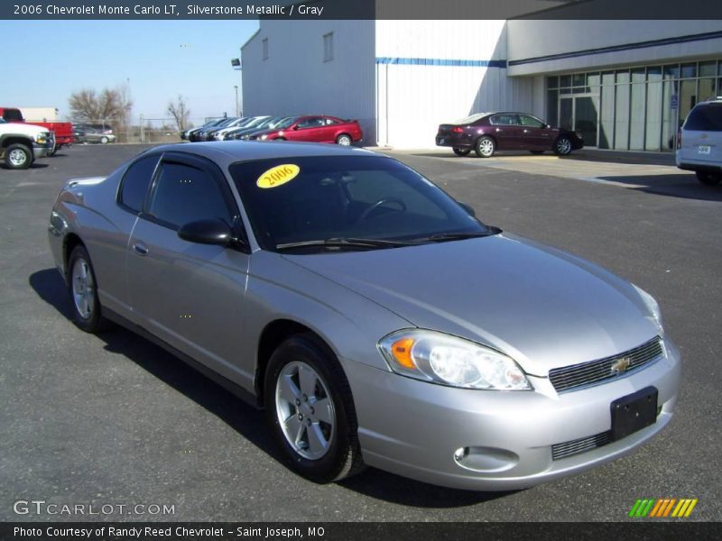 Silverstone Metallic / Gray 2006 Chevrolet Monte Carlo LT