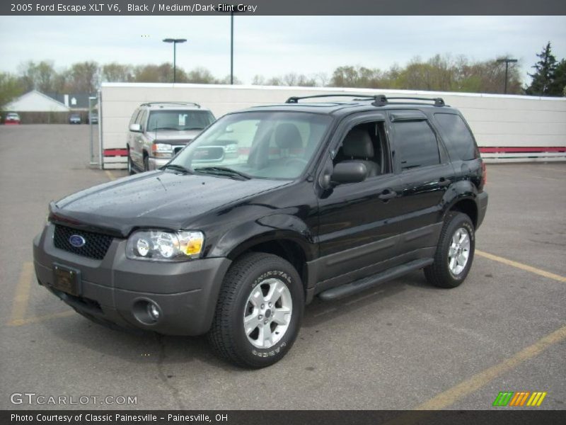Black / Medium/Dark Flint Grey 2005 Ford Escape XLT V6