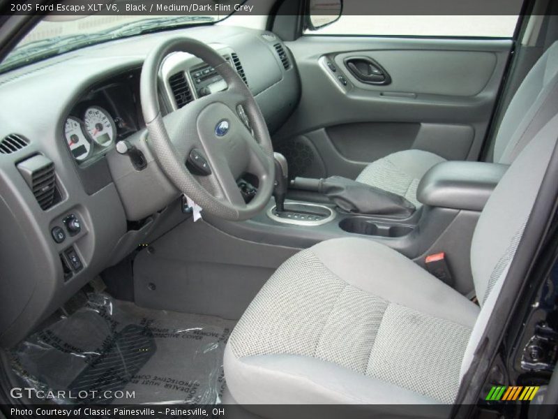 Black / Medium/Dark Flint Grey 2005 Ford Escape XLT V6