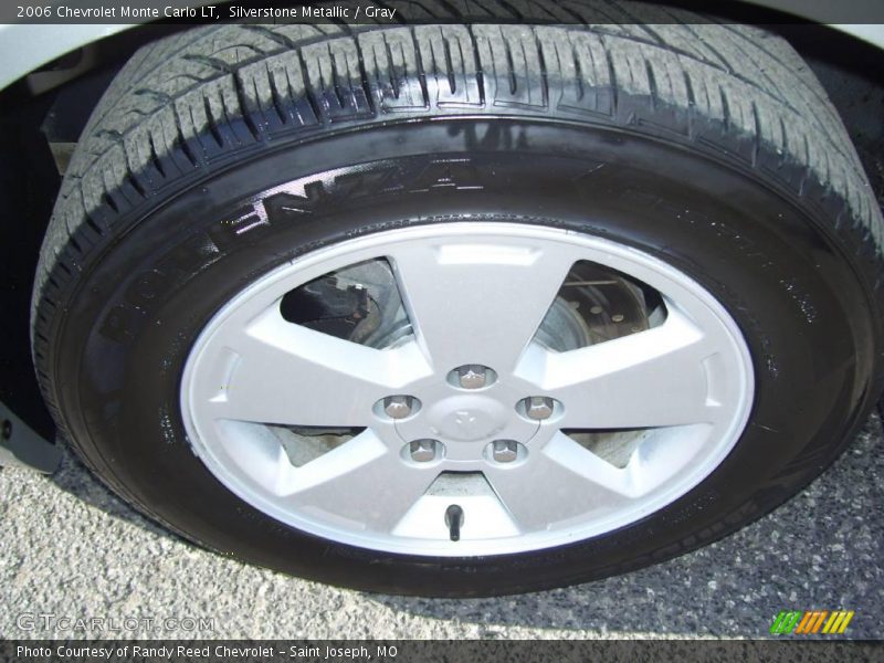 Silverstone Metallic / Gray 2006 Chevrolet Monte Carlo LT