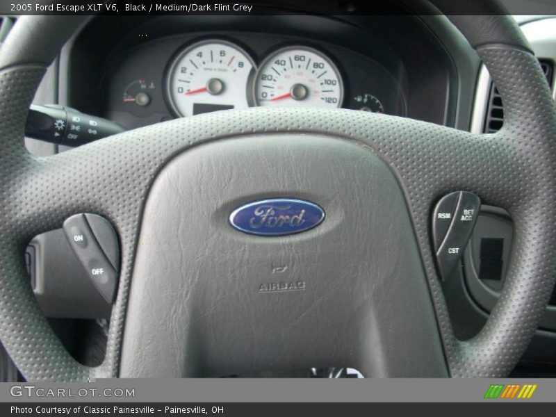 Black / Medium/Dark Flint Grey 2005 Ford Escape XLT V6
