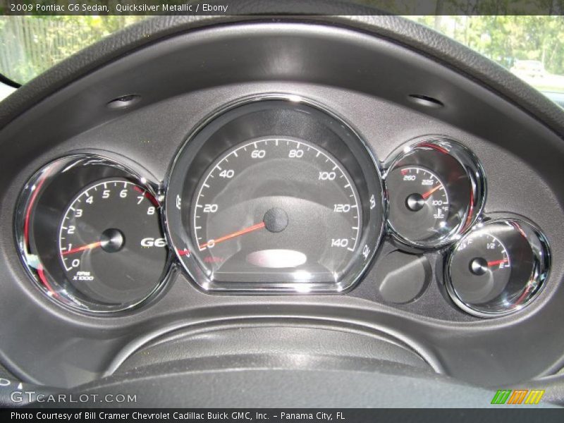 Quicksilver Metallic / Ebony 2009 Pontiac G6 Sedan