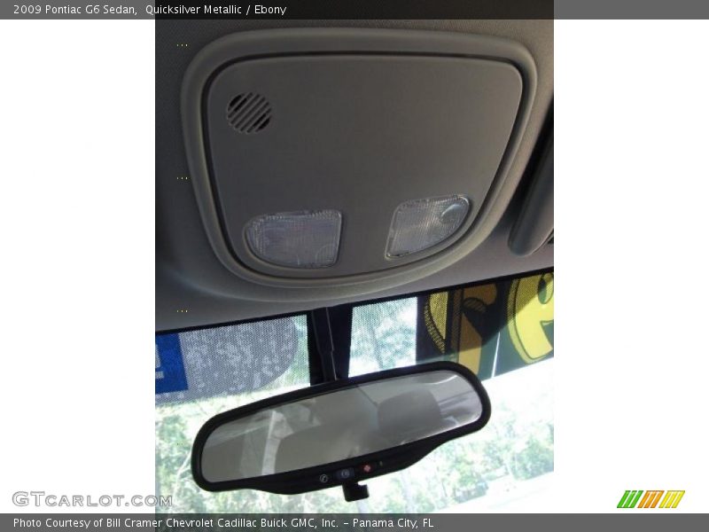 Quicksilver Metallic / Ebony 2009 Pontiac G6 Sedan