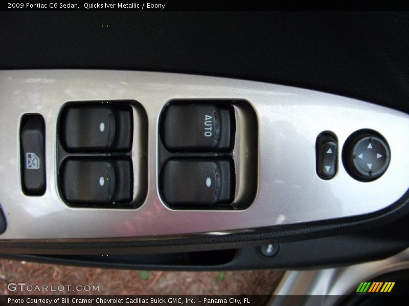 Quicksilver Metallic / Ebony 2009 Pontiac G6 Sedan