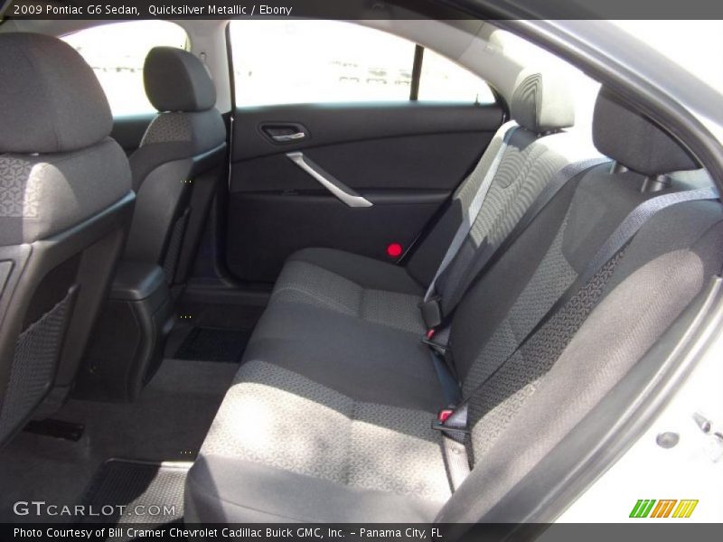 Quicksilver Metallic / Ebony 2009 Pontiac G6 Sedan