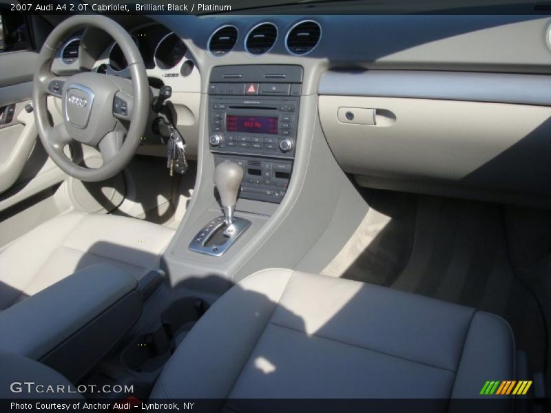 Brilliant Black / Platinum 2007 Audi A4 2.0T Cabriolet