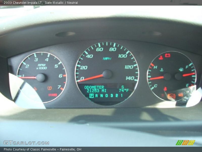 Slate Metallic / Neutral 2009 Chevrolet Impala LT