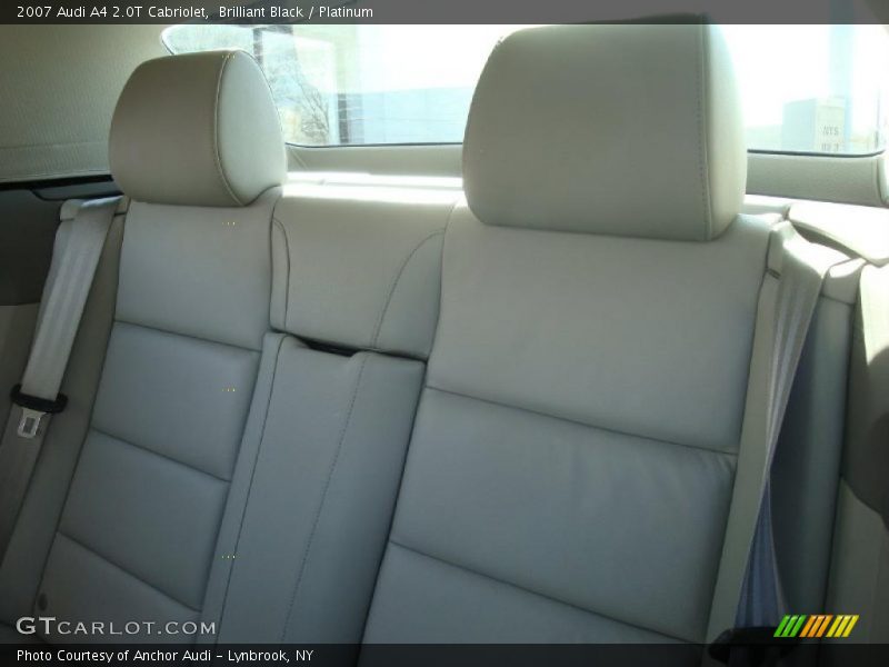 Brilliant Black / Platinum 2007 Audi A4 2.0T Cabriolet