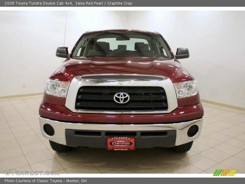 Salsa Red Pearl / Graphite Gray 2008 Toyota Tundra Double Cab 4x4