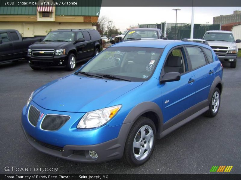 Wave Blue / Graphite 2008 Pontiac Vibe